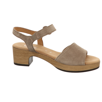 Gabor Damen Sandalette Kreta in beige