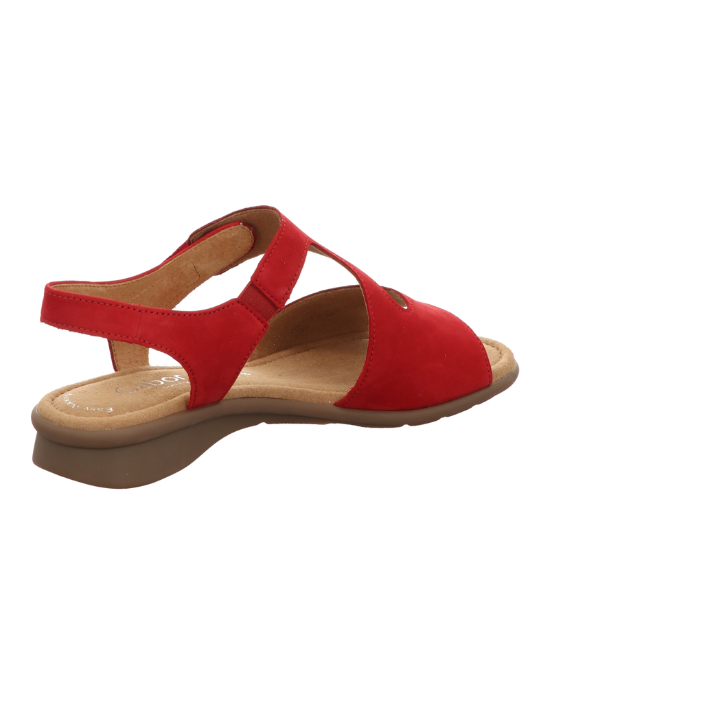 Gabor Damen Sandalette Florenz in rot