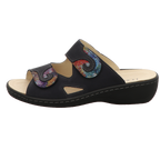 Longo Damen Pantolette bequem  in blau