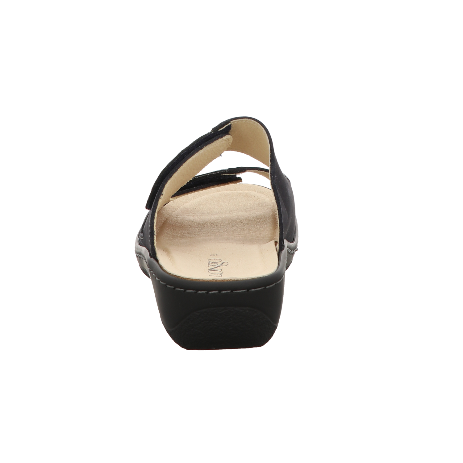 Longo Damen Pantolette bequem  in blau