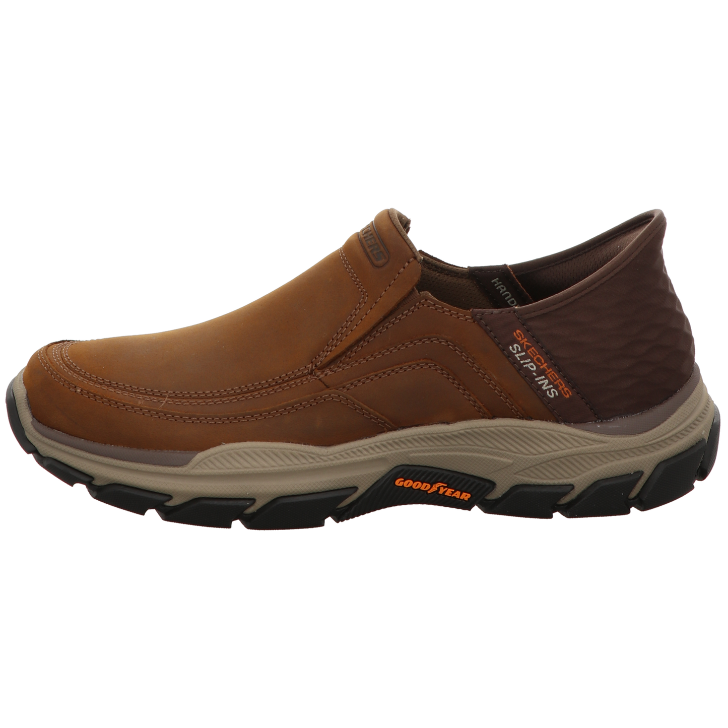 Skechers Herren Slipper Slip-In Respected Elgin in braun