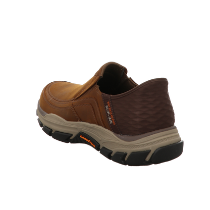 Skechers Herren Slipper Slip-In Respected Elgin in braun
