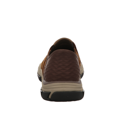 Skechers Herren Slipper Slip-In Respected Elgin in braun