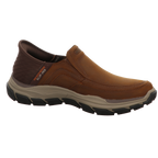 Skechers Herren Slipper Slip-In Respected Elgin in braun