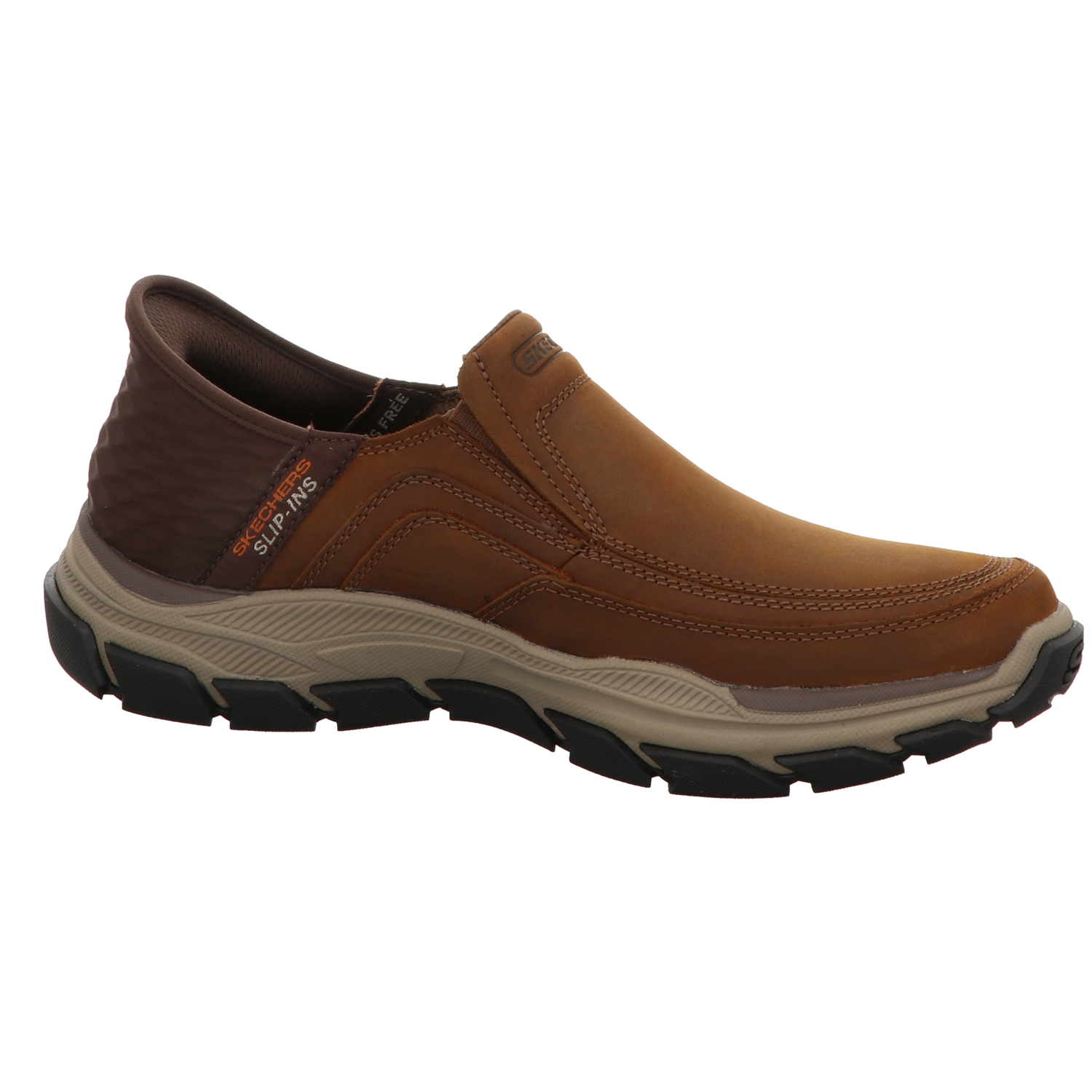 Skechers Herren Slipper Slip-In Respected Elgin in braun