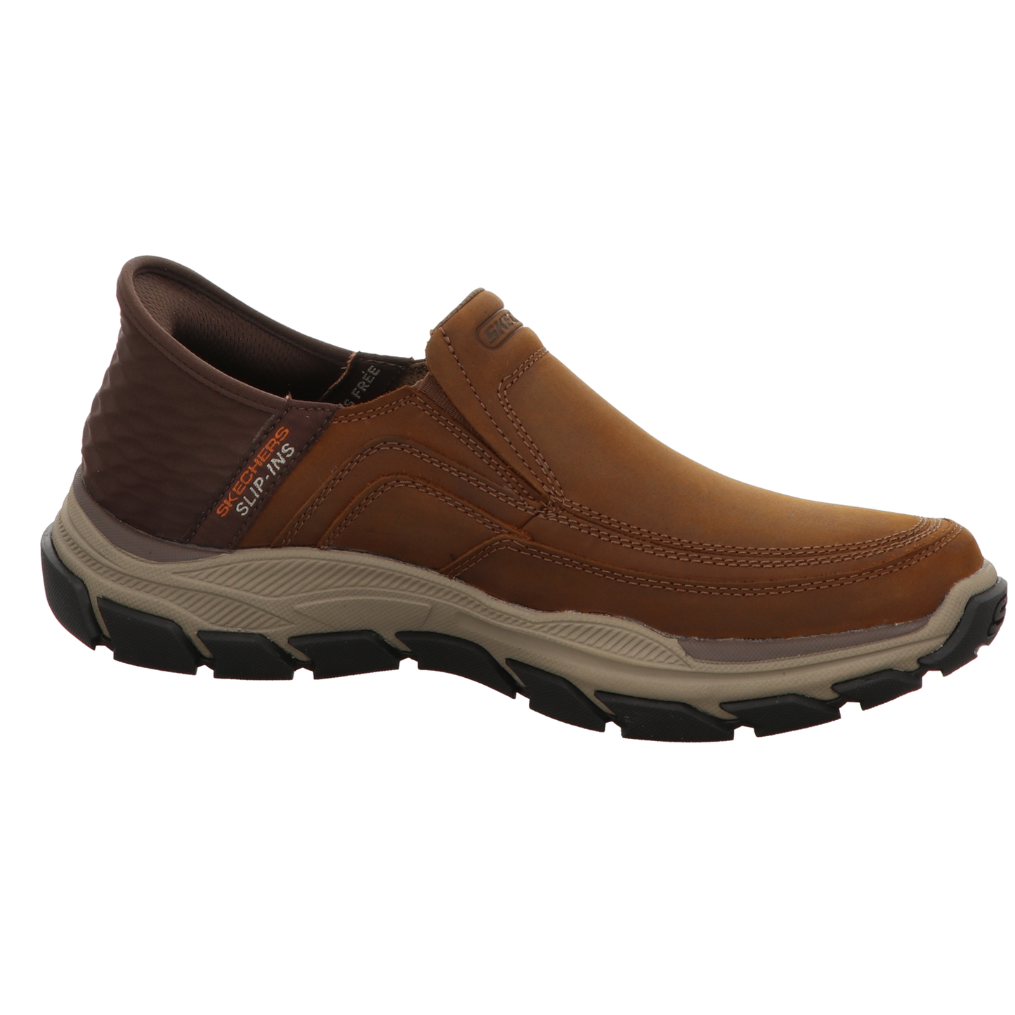 Skechers Herren Slipper Slip-In Respected Elgin in braun