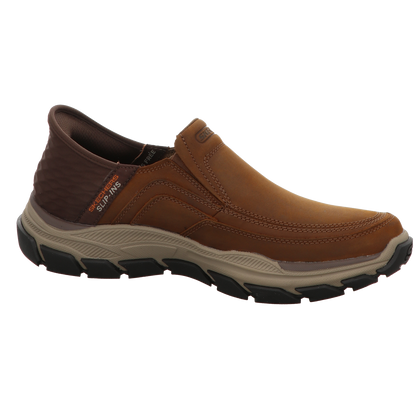 Skechers Herren Slipper Slip-In Respected Elgin in braun