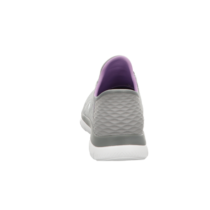 Skechers Damen Slipper Slip In-Dazzling Haze in grau