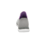Skechers Damen Slipper Slip In-Dazzling Haze in grau