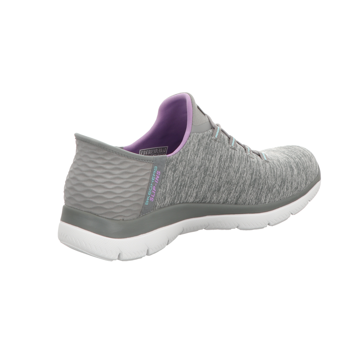 Skechers Damen Slipper Slip In-Dazzling Haze in grau