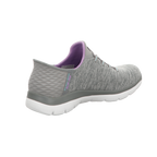 Skechers Damen Slipper Slip In-Dazzling Haze in grau