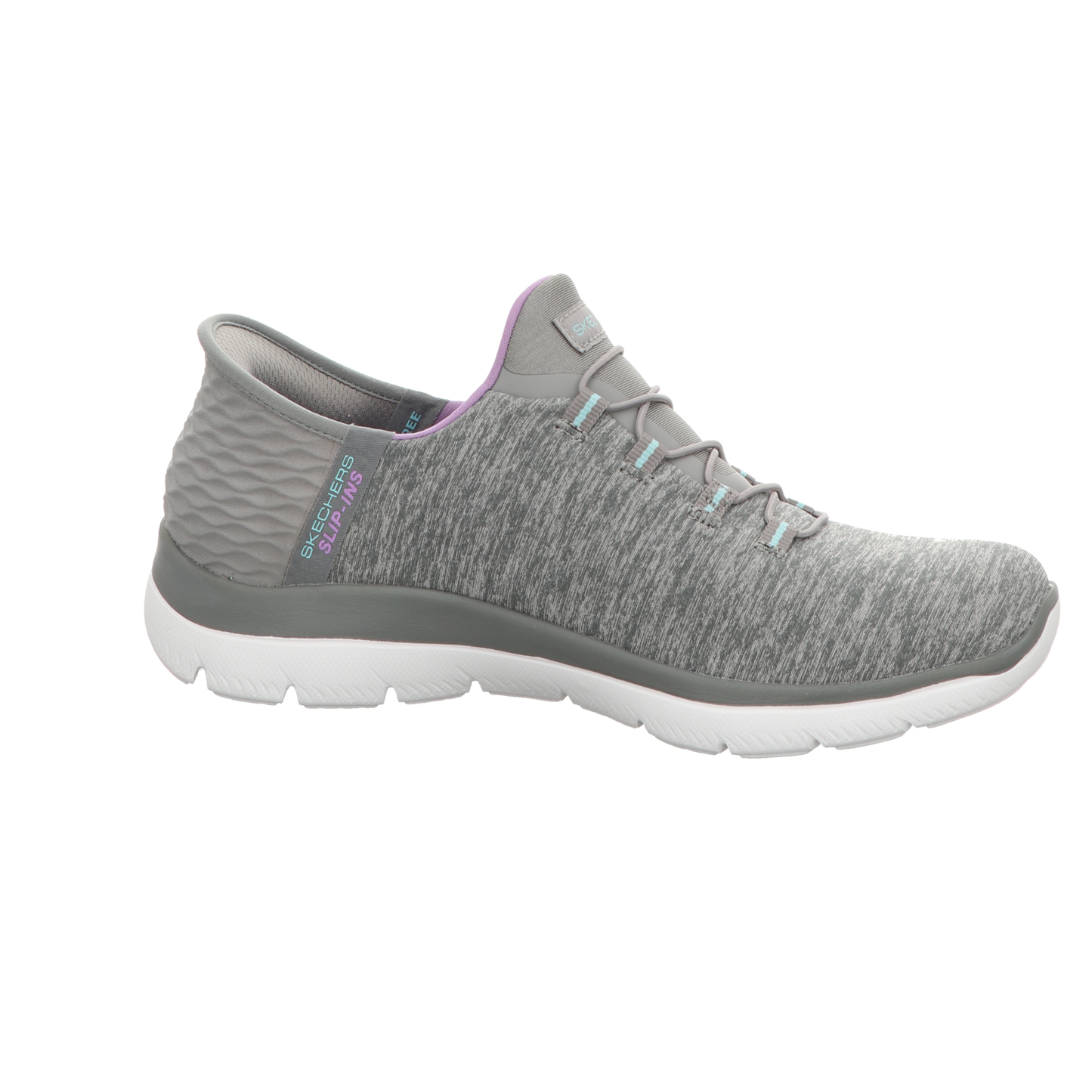 Skechers Damen Slipper Slip In-Dazzling Haze in grau