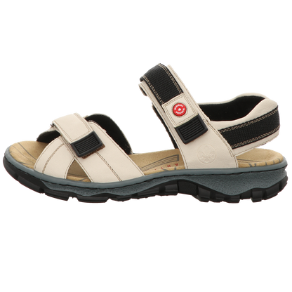 Rieker Damen Sandalette  in weiss