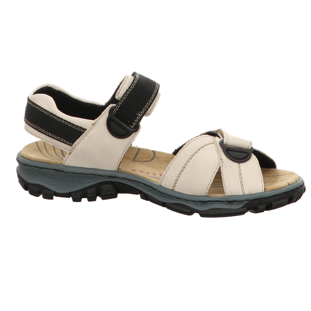 Rieker Damen Sandalette  in weiss