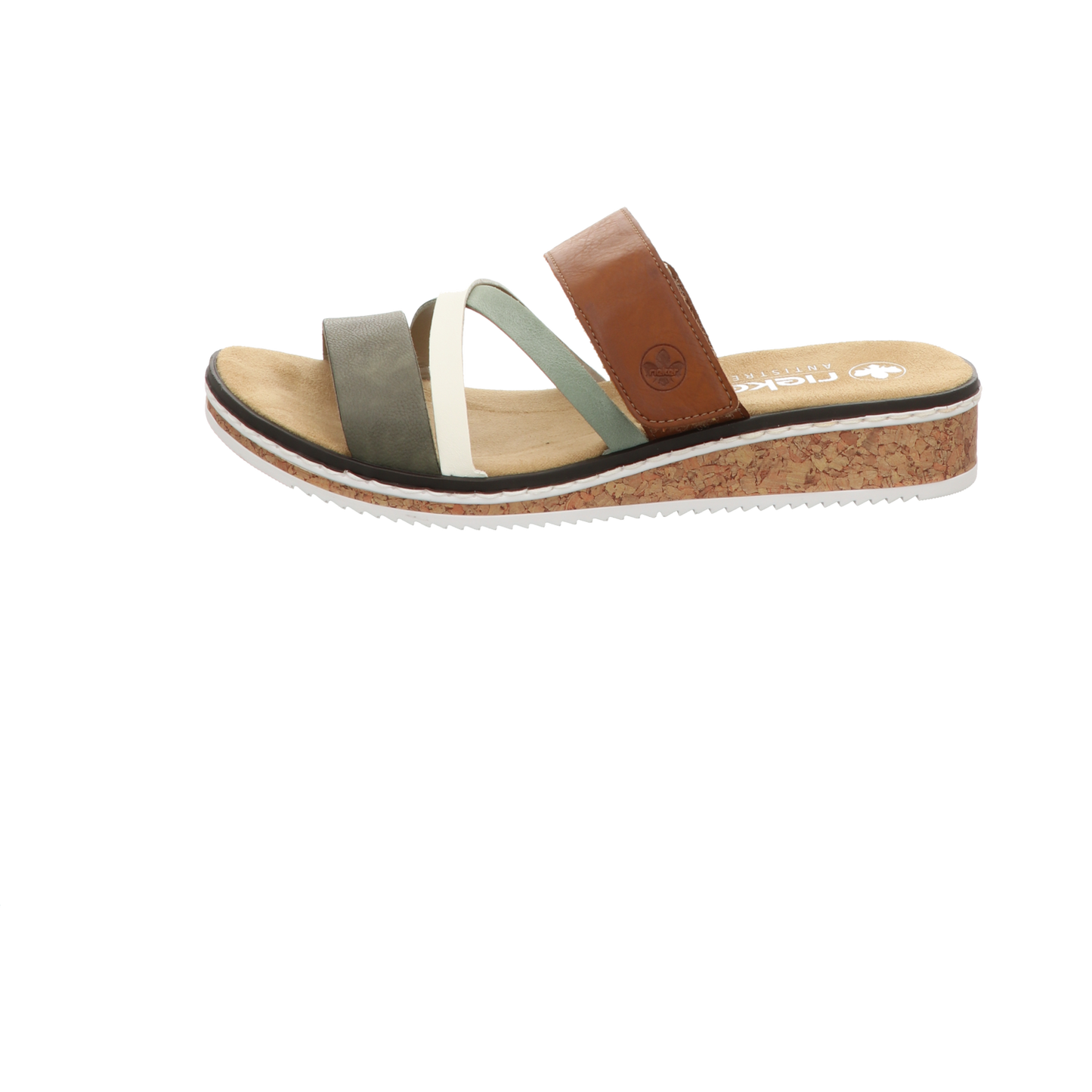 Rieker Damen Pantolette  in oliv