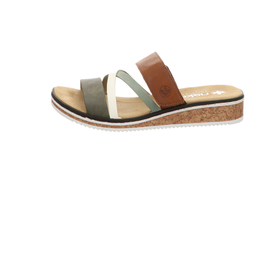Rieker Damen Pantolette  in oliv