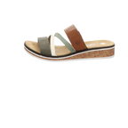 Rieker Damen Pantolette  in oliv