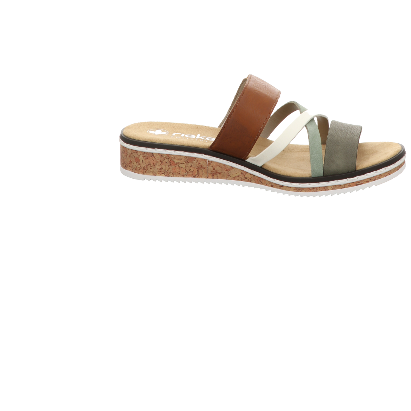 Rieker Damen Pantolette  in oliv