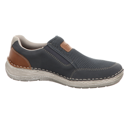 Rieker Herren Slipper  in blau