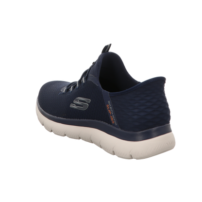 Skechers Herren Slipper Slip-In Summits in blau