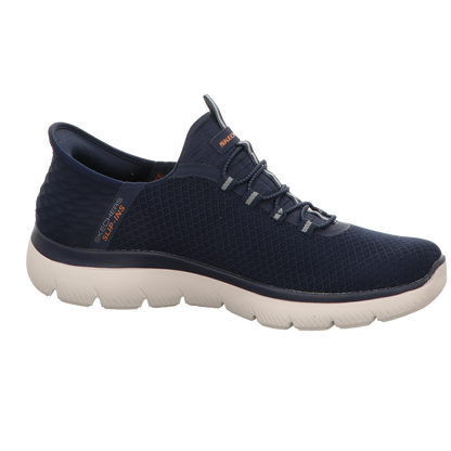 Skechers Herren Slipper Slip-In Summits in blau