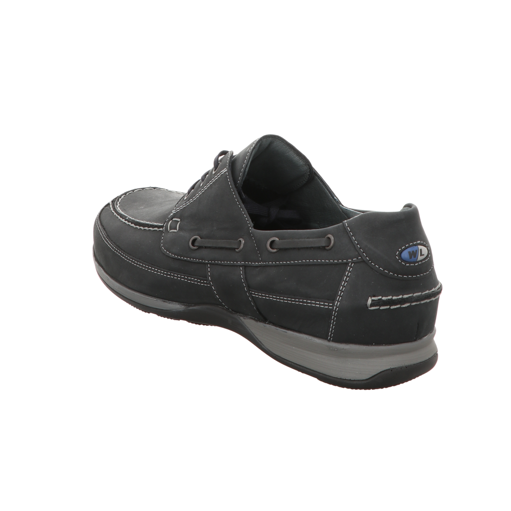 Waldläufer Herren Schnürschuh Herko in blau