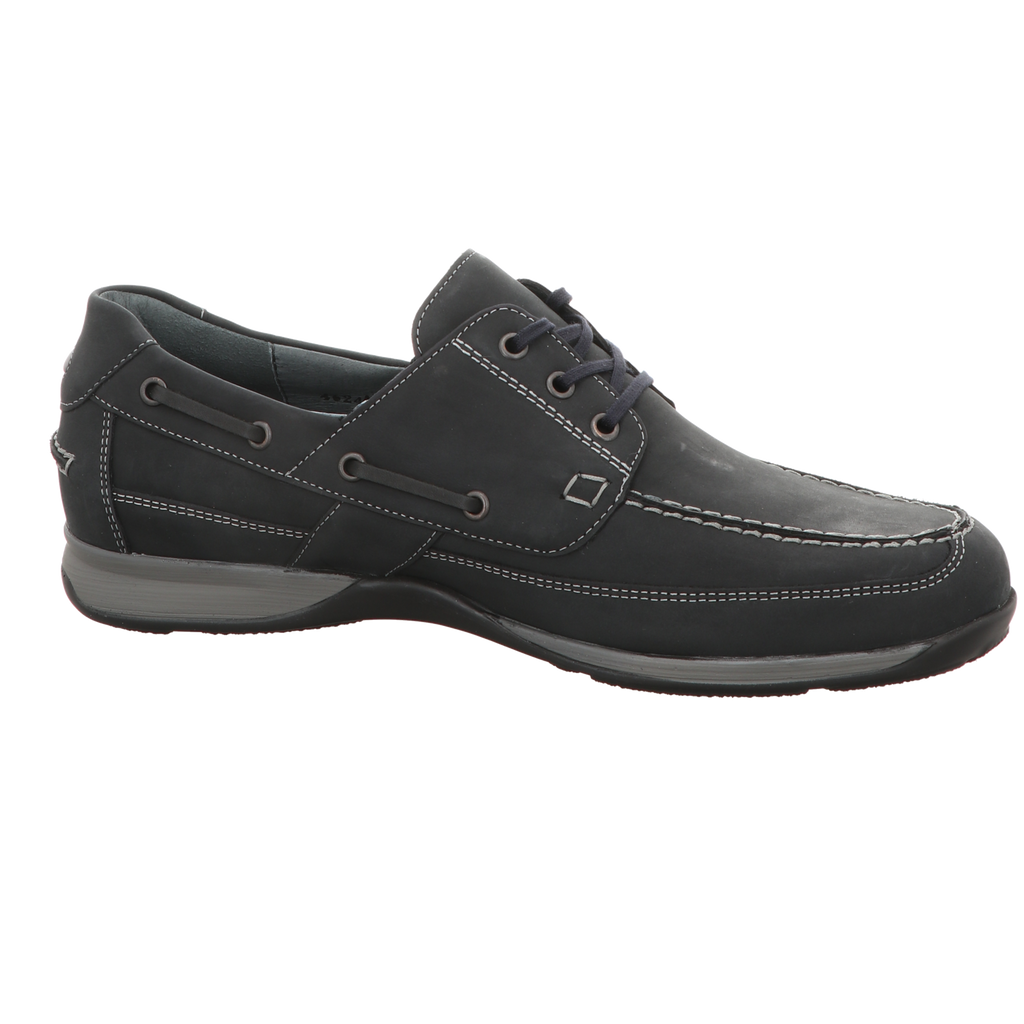 Waldläufer Herren Schnürschuh Herko in blau