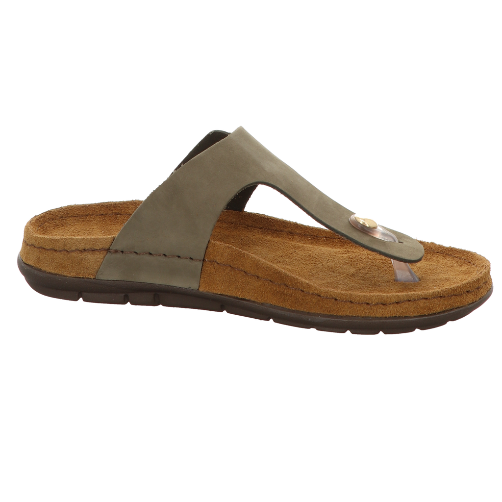 Rohde Damen Pantolette Rodigo D in oliv