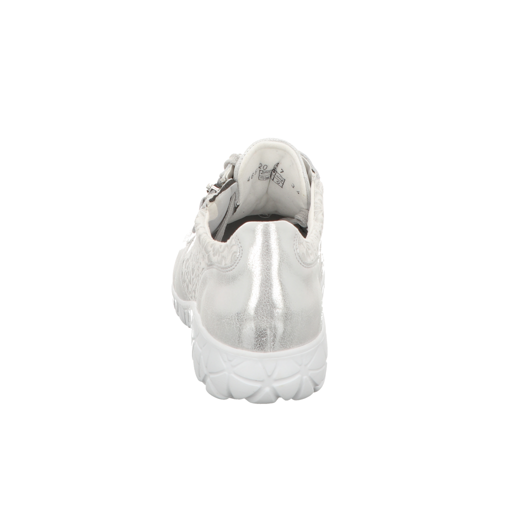 Waldläufer Damen Schnürschuh bequem Havy Soft in silber