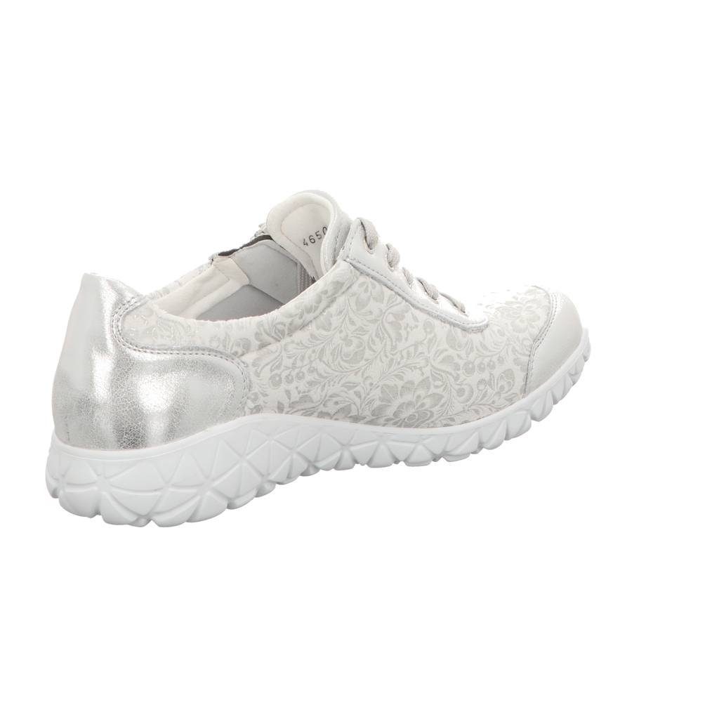 Waldläufer Damen Schnürschuh bequem Havy Soft in silber