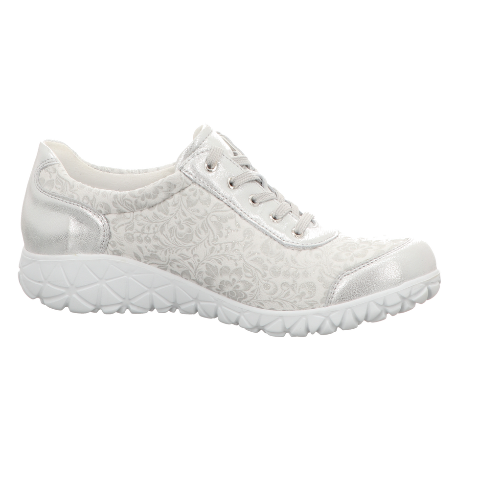 Waldläufer Damen Schnürschuh bequem Havy Soft in silber