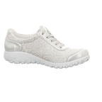 Waldläufer Damen Schnürschuh bequem Havy Soft in silber