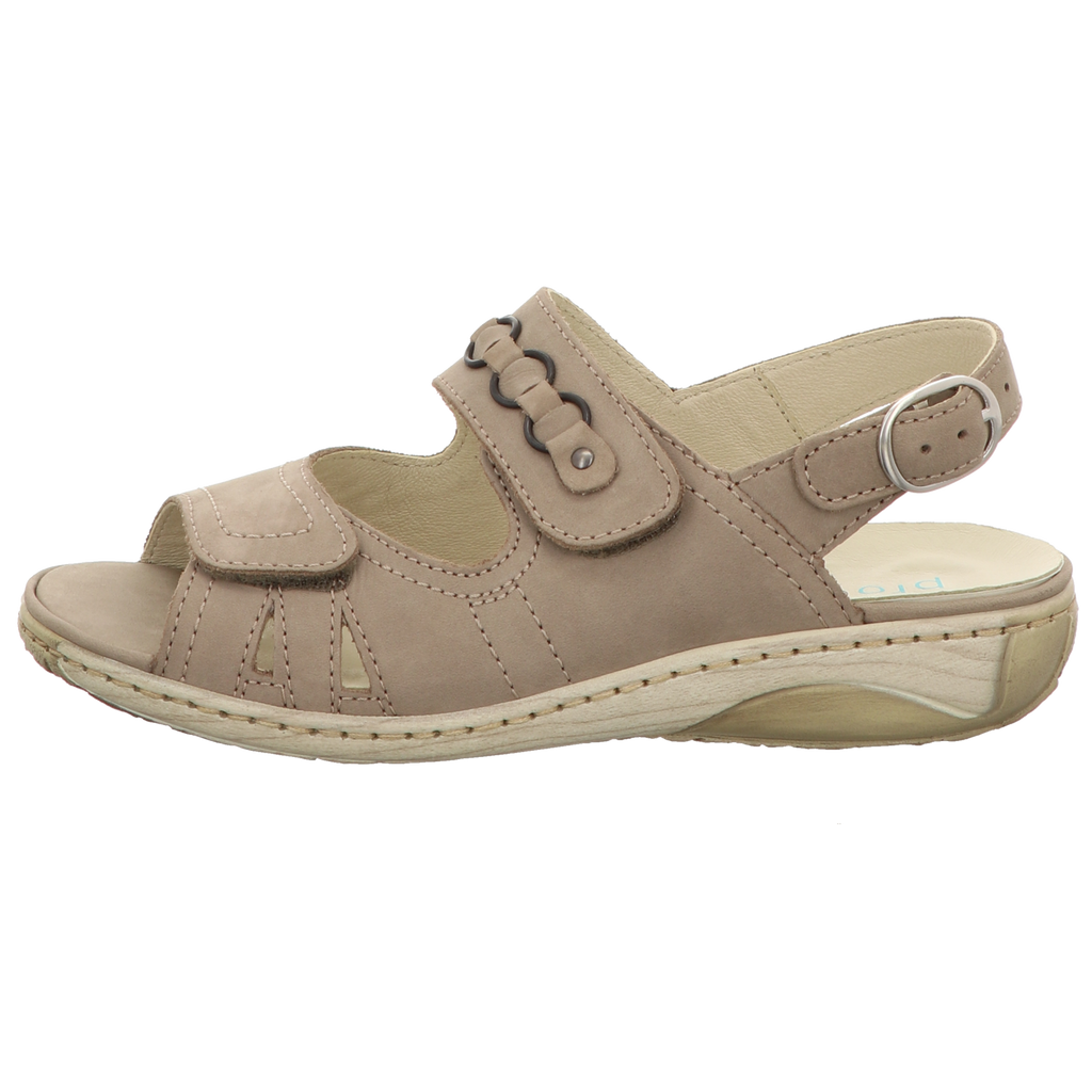 Waldläufer Damen Sandale bequem Garda in beige