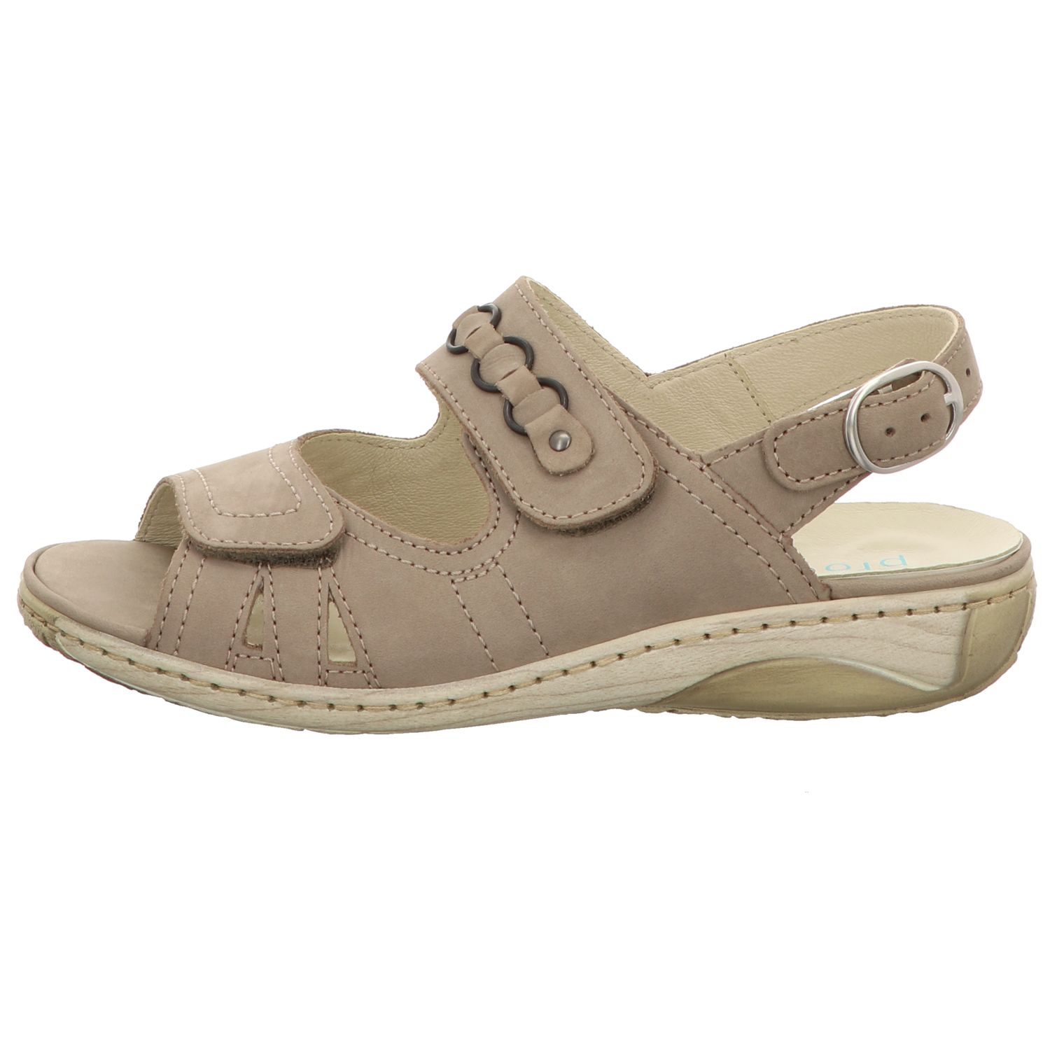 Waldläufer Damen Sandale bequem Garda in beige