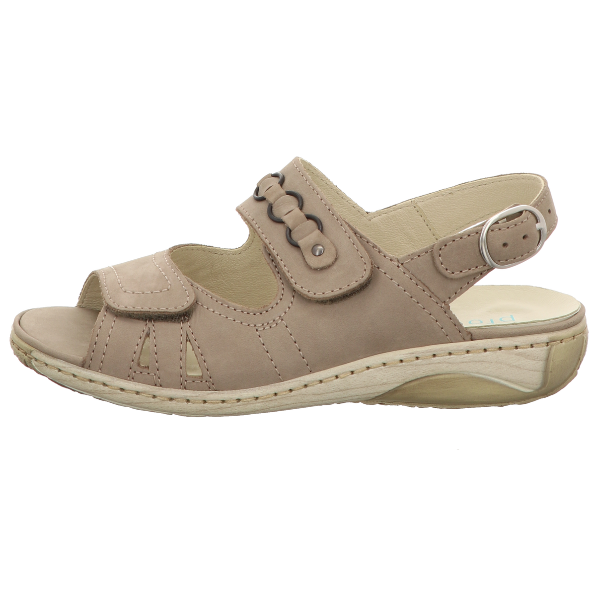 Waldläufer Damen Sandale bequem Garda in beige