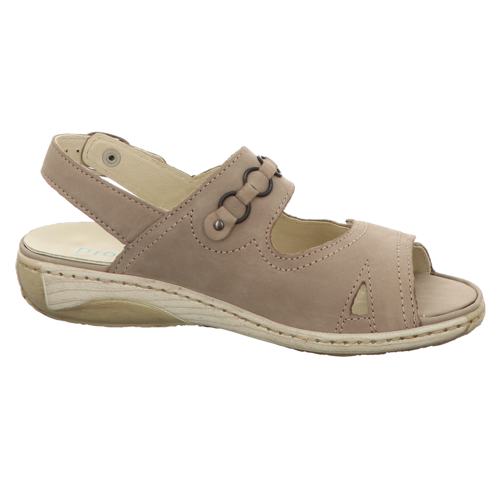 Waldläufer Damen Sandale bequem Garda in beige