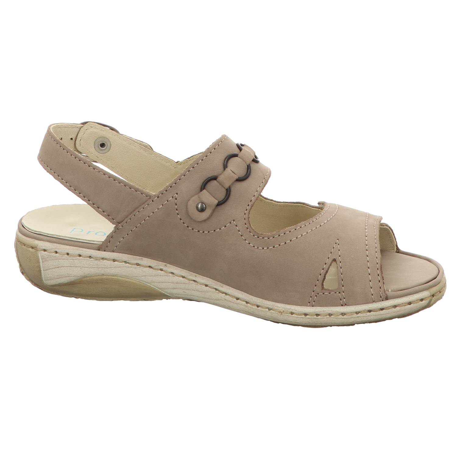 Waldläufer Damen Sandale bequem Garda in beige