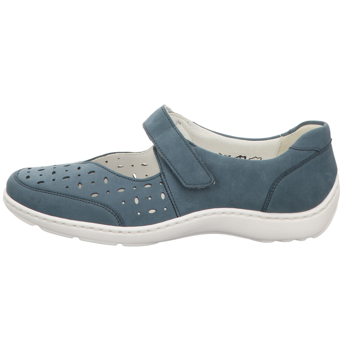 Waldläufer Damen Slipper bequem Henni in blau