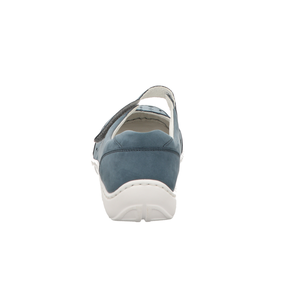 Waldläufer Damen Slipper bequem Henni in blau
