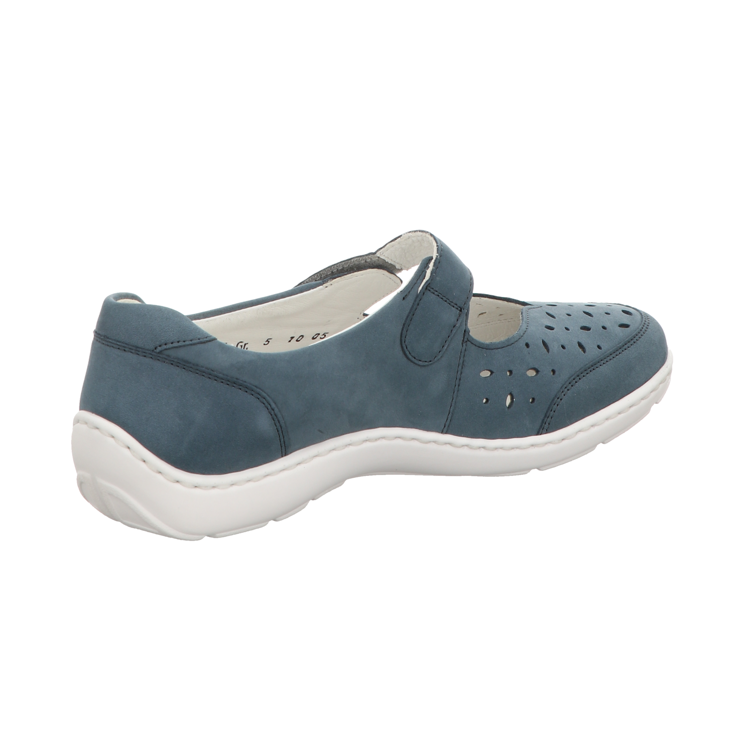 Waldläufer Damen Slipper bequem Henni in blau