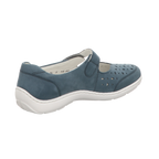 Waldläufer Damen Slipper bequem Henni in blau