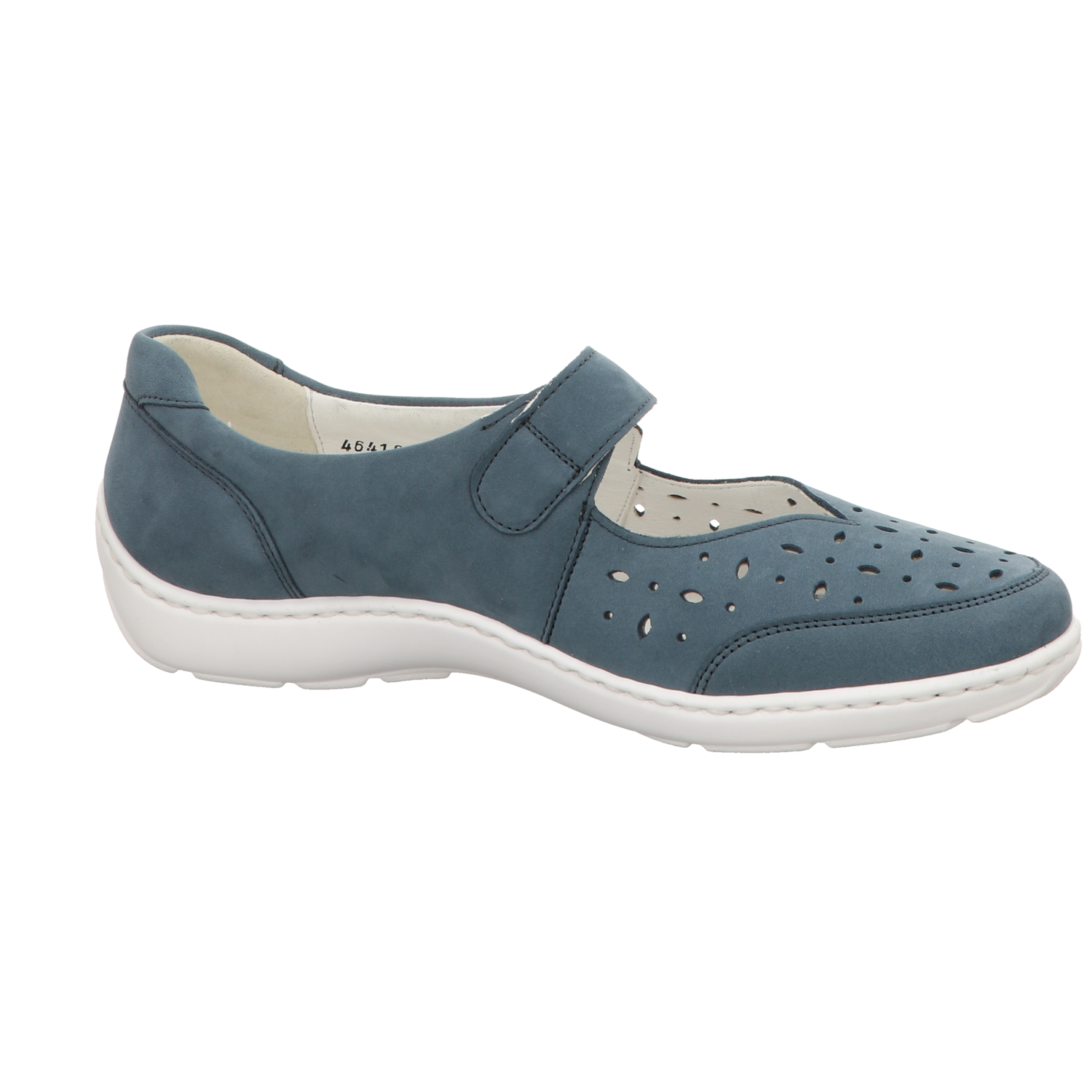 Waldläufer Damen Slipper bequem Henni in blau
