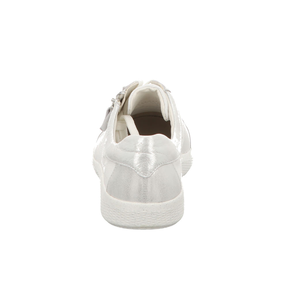 Waldläufer Damen Schnürschuh bequem K-Ira in weiss