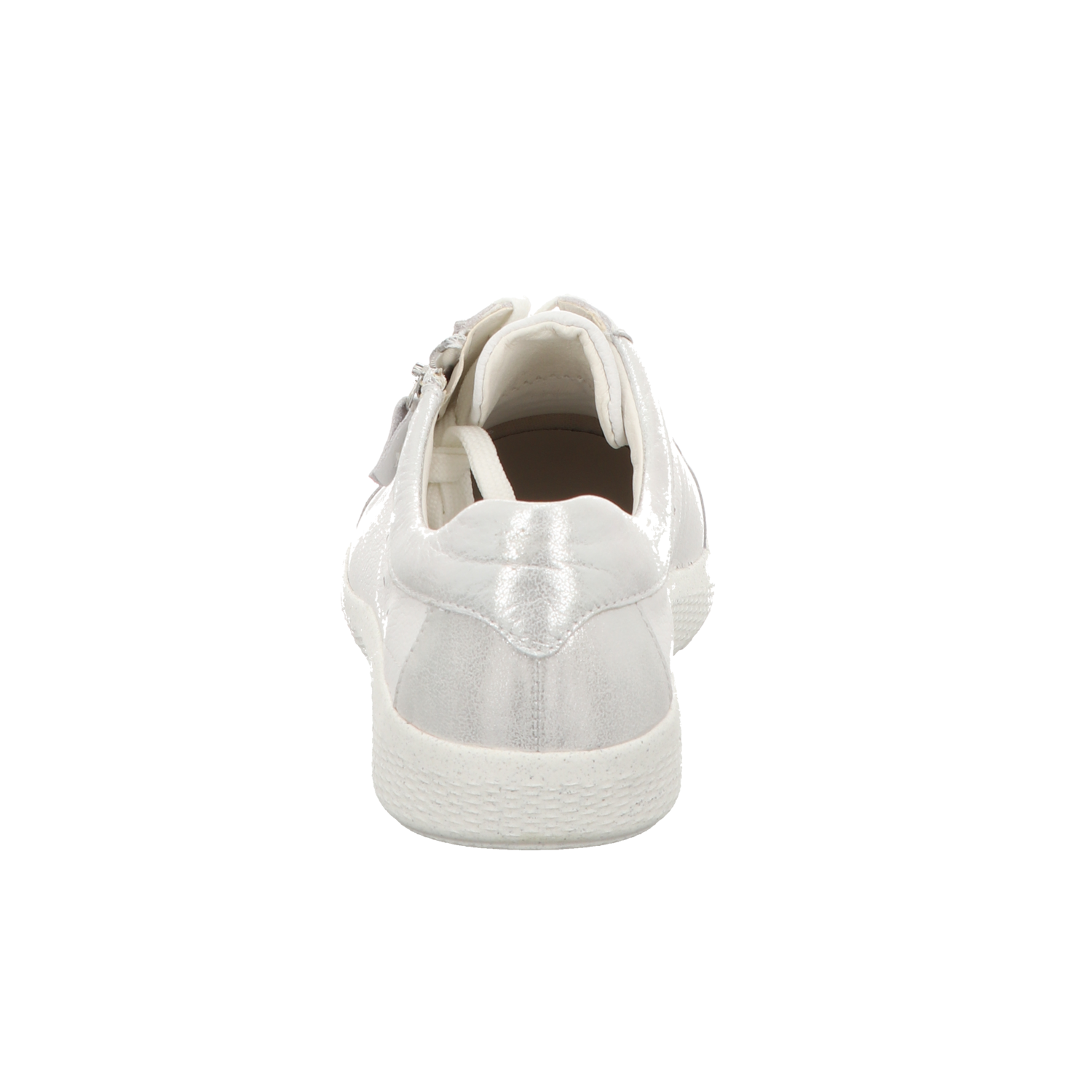 Waldläufer Damen Schnürschuh bequem K-Ira in weiss