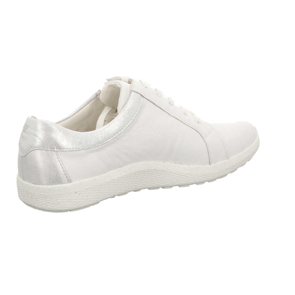 Waldläufer Damen Schnürschuh bequem K-Ira in weiss