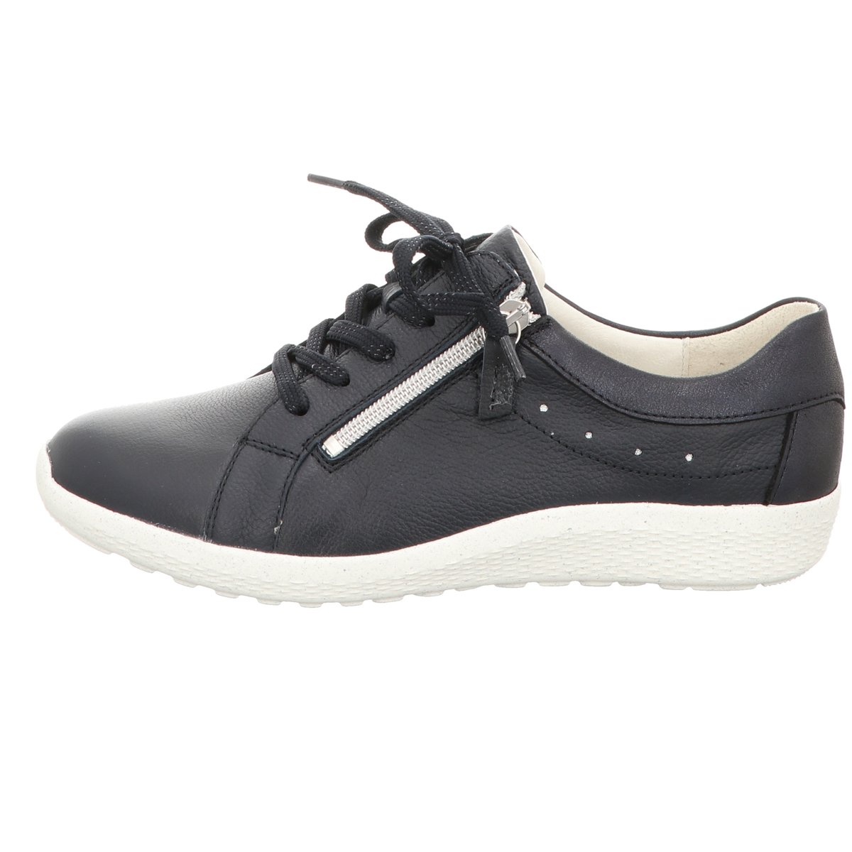 Waldläufer Damen Schnürschuh bequem K-Ira in blau