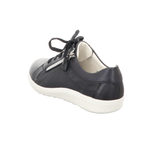 Waldläufer Damen Schnürschuh bequem K-Ira in blau