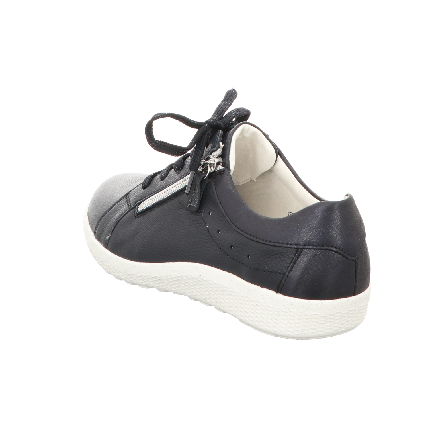 Waldläufer Damen Schnürschuh bequem K-Ira in blau