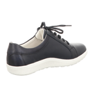 Waldläufer Damen Schnürschuh bequem K-Ira in blau