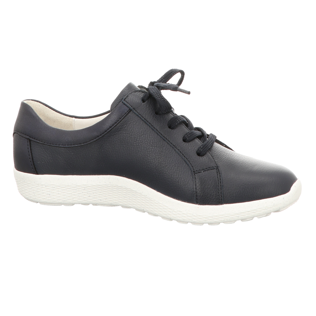 Waldläufer Damen Schnürschuh bequem K-Ira in blau